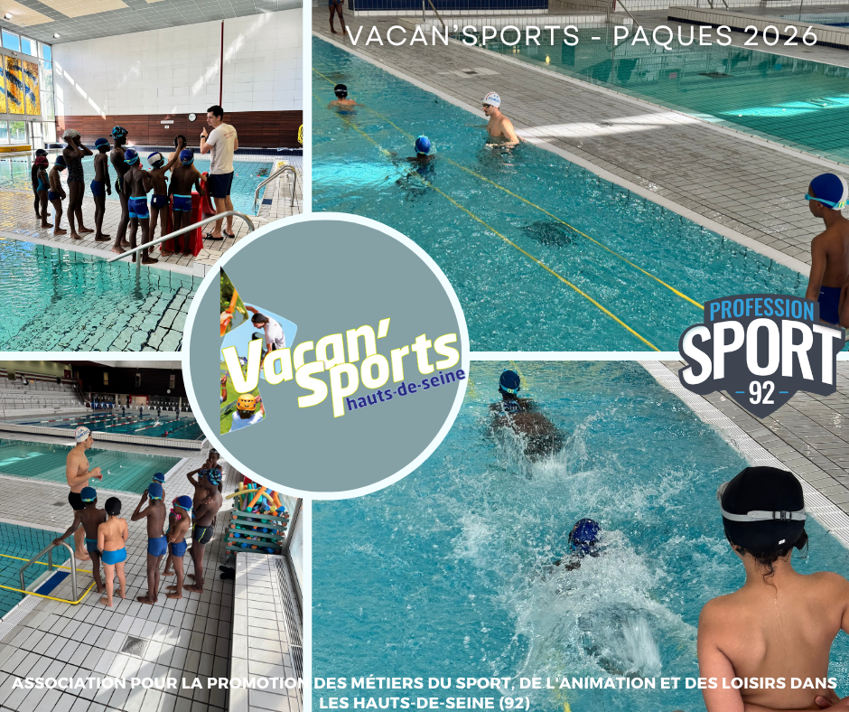 VacanSports Natation Asnières Enfants paques 2026